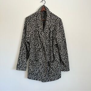 Dex 2X Leopard Print Blazer